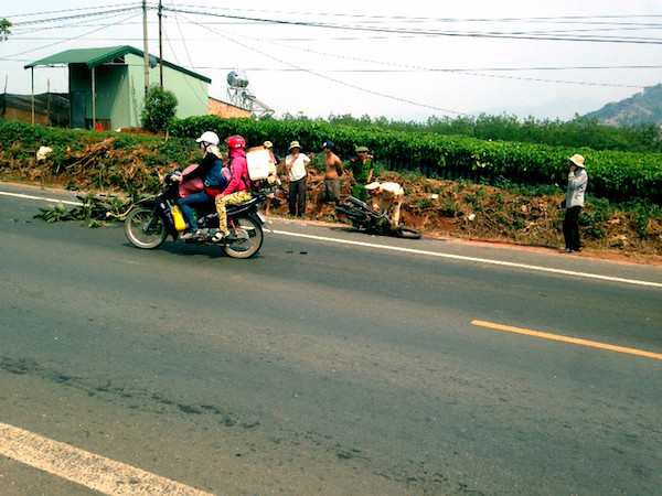 Ảnh hiện trường vụ TNGT nghiêm trọng