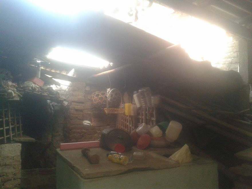 Nơi tên Đức trèo vào nhà bà Ninh