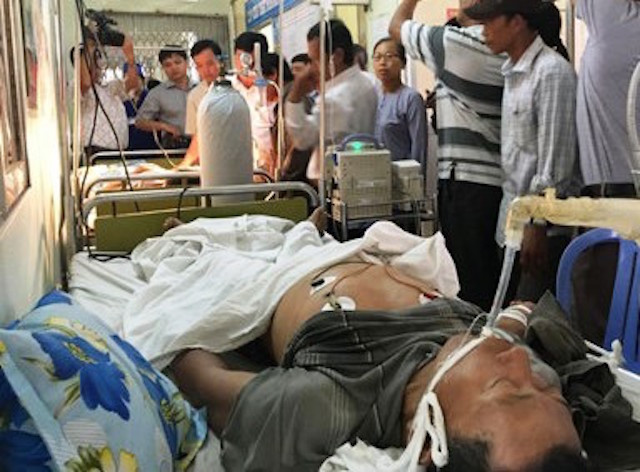 Bệnh nhân được cấp cứu tích cực