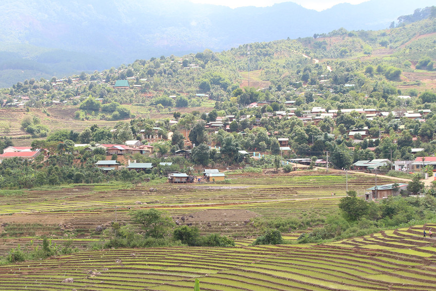 Một góc xã Măng Ri - nơi có những luật tục phạt vạ. Ảnh: Trần Hoá.