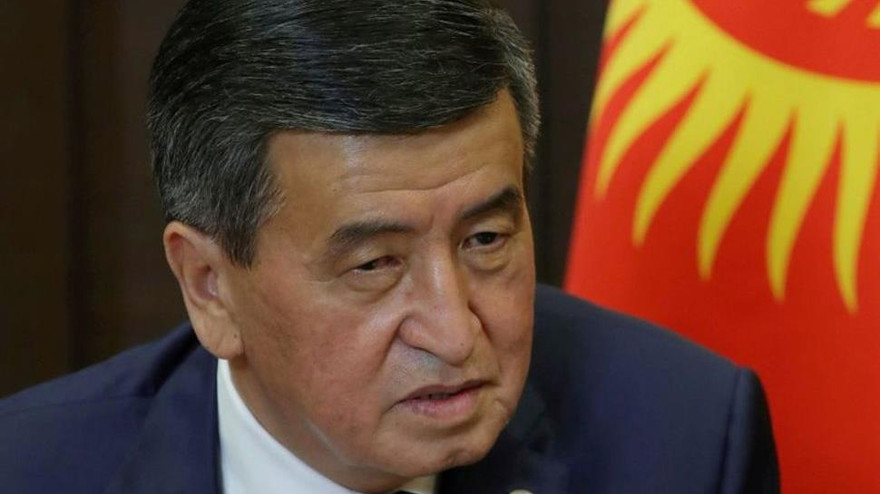 Tổng thống Sooronbay Jeenbekov. Ảnh: Reuters