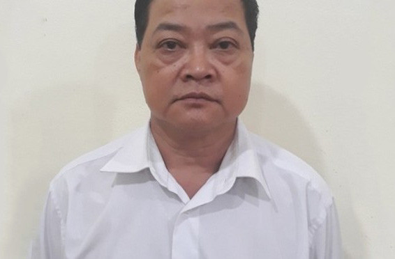 Ông Dương Xuân Kiểm tại cơ quan công an