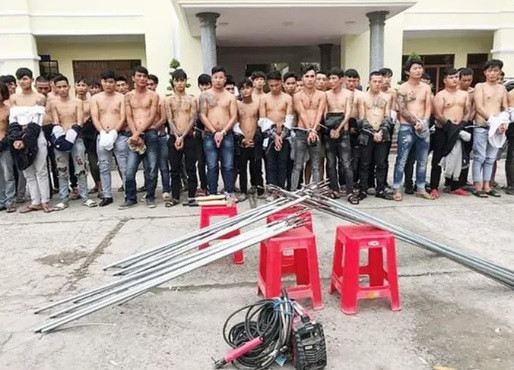 Nhưng đối tượng xăm trổ bị cơ quan công an bắt giữ