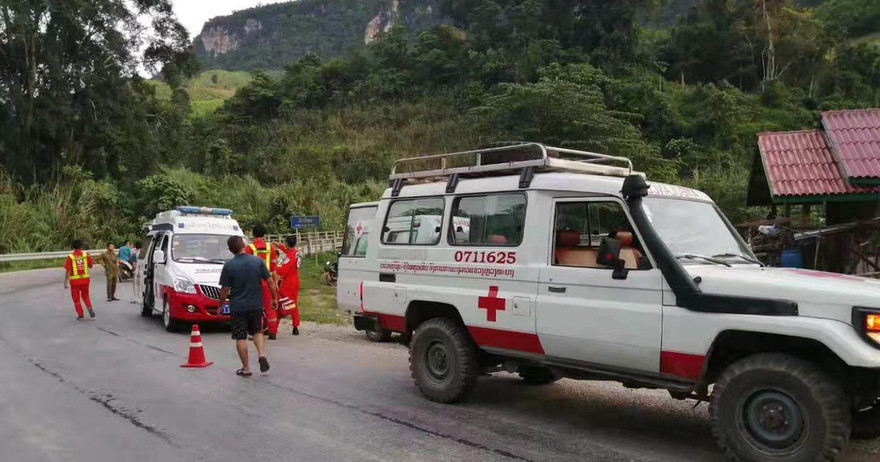 Hiện trường vụ tai nạn. Ảnh: Xinhua