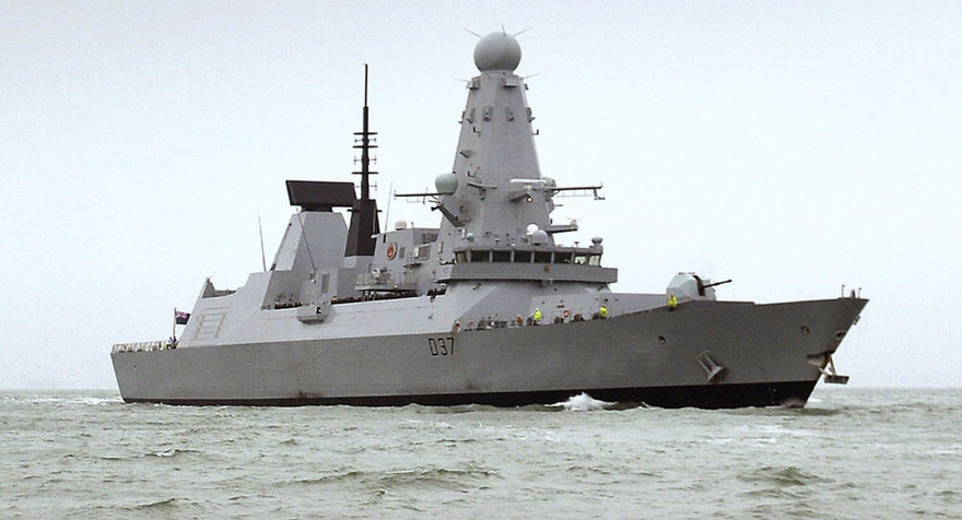 Tàu HMS Duncan. Ảnh: AP