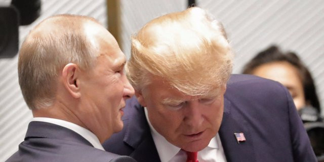 Tổng thống Nga Putin và Tổng thống Mỹ Donald Trump. Ảnh: Reuters
