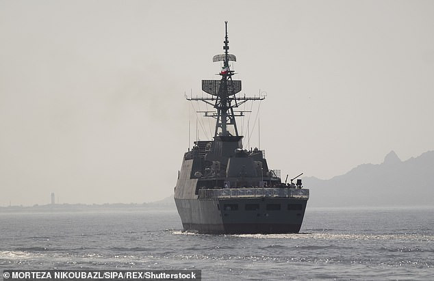 Tàu khu trục Sahand. Ảnh: Daily Mail