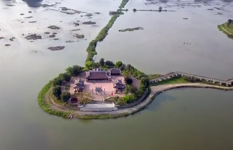 Quần thể chùa Tam Chúc khi hoàn thiện được cho là lớn nhất châu Á.