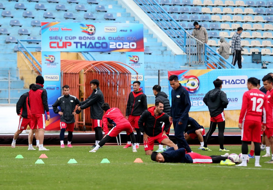 CLB Viettel luyện binh giữa trời đông, chuẩn bị cho Siêu cúp