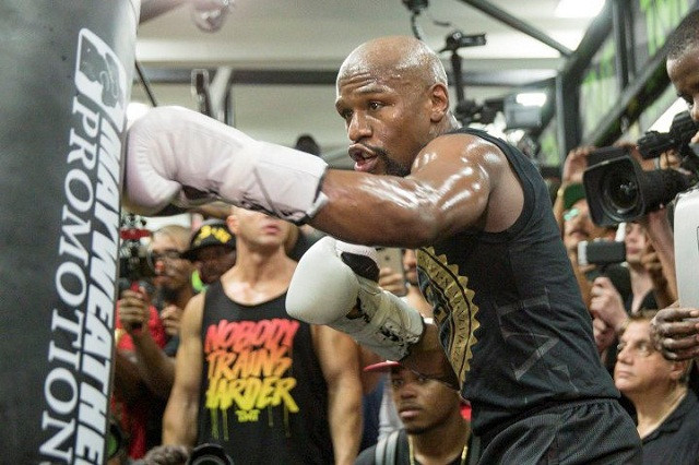 Hình ảnh được Mayweather đăng tải trên trang Instagram