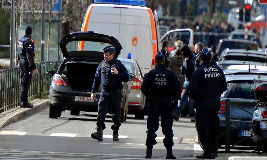 Cảnh sát Bỉ tăng cường kiểm soát an ninh kể từ sau vụ khủng bố tại Brussels xảy ra hồi đầu năm. Ảnh: Getty Images