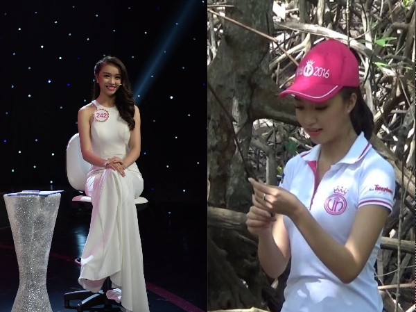 Trấn Thành ôm chầm thí sinh HHVN 2016 Như Thuỷ vì ngưỡng mộ