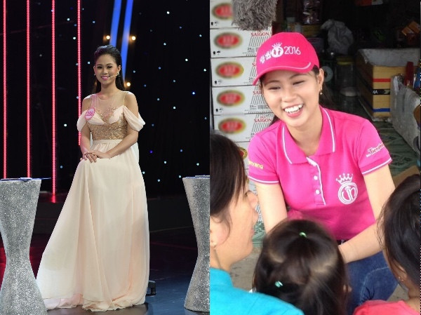 Thí sinh HHVN 2016 Phương Thảo chung tay xây tuyến đường mới