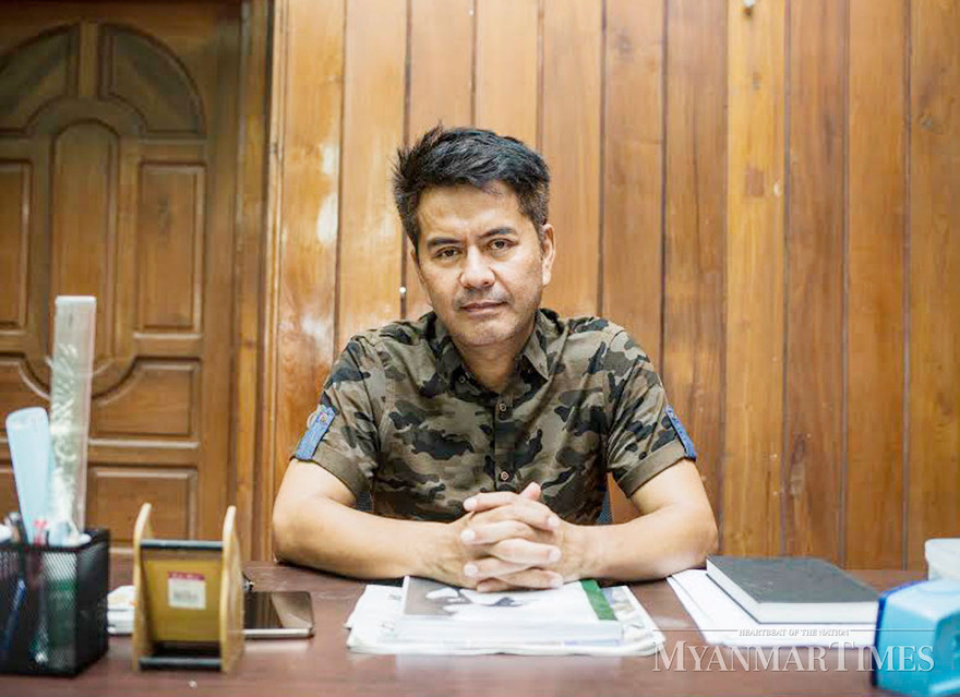 Nam diễn viên Lu Min. Ảnh: Myanmar Times