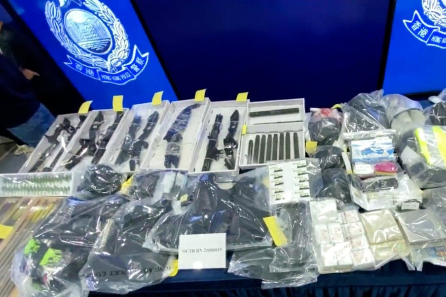 Số tang vật bị thu giữ. Ảnh: Facebook