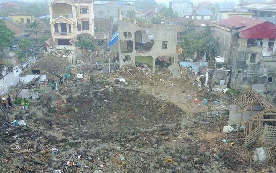 Khu vực xảy ra vụ nổ