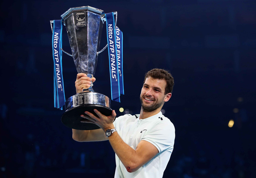 Grigor Dimitrov lần đầu vô địch ATP Finals