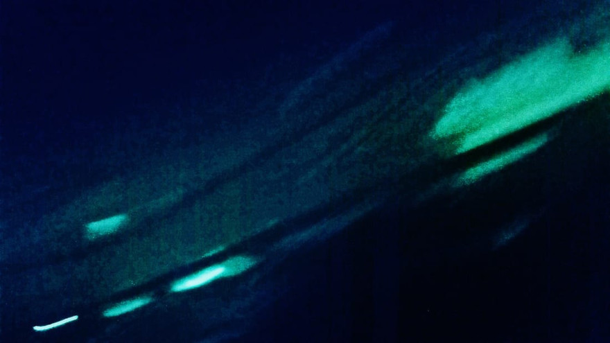 Hình ảnh giống UFO trên bầu trời Khao Kala. Ảnh: Manop Ampan.