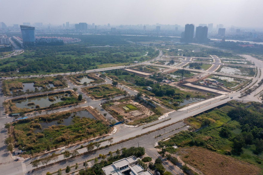 CII là một trong những đại gia sở hữu quỹ đất lớn nhất tại Khu đô thị mới Thủ Thiêm (TP Thủ Đức). Ảnh: Chí Hùng.