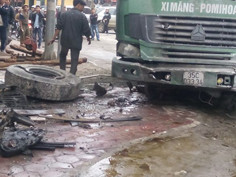 Hiện trường vụ tai nạn