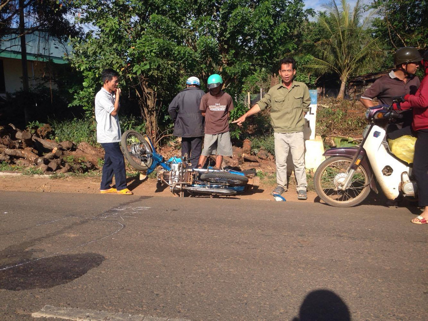 Hiện trường vụ tai nạn