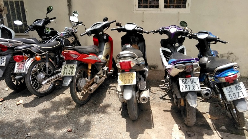 Tang vật được cơ quan chức năng thu giữ tại hiện trường.