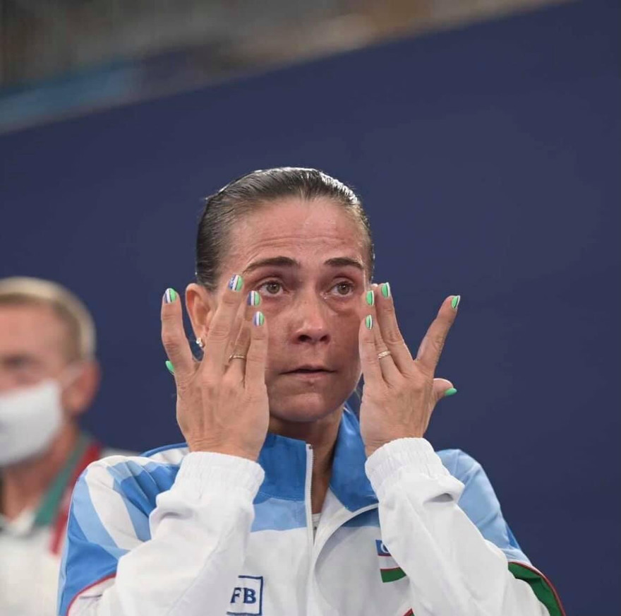 Oksana Chusovitina bật khóc khi nói lời chia tay Olympic Tokyo