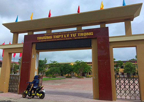 Trường THPT Lý Tự Trọng. Ảnh: Đ.H 