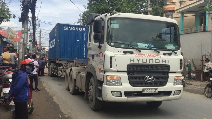 Hiện trường tai nạn.