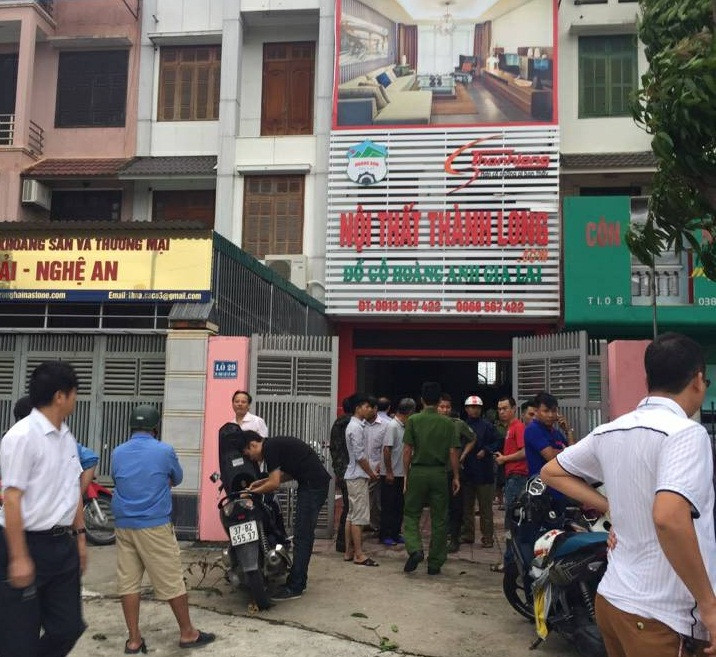 Hiện trường vụ việc.