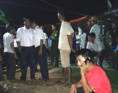 Hiện trường 2 cháu nhỏ tử nạn