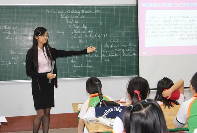 Thi giáo viên dạy giỏi lâu nay gây không ít sức ép lên giáo viên vì thành tích. Ảnh mang tính minh họa 