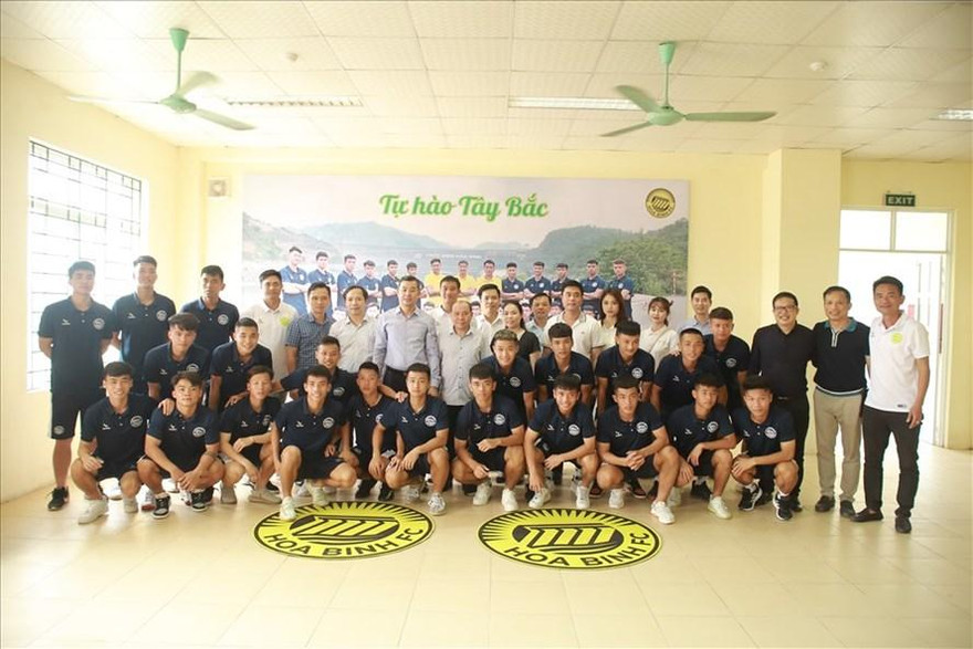 CLB Hoà Bình sẽ thi đấu ở giải hạng Nhì Quốc gia 2021. Ảnh: Tú Nguyễn