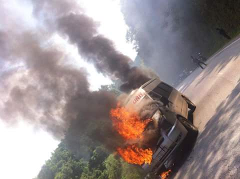 Hiện trường vụ cháy. Ảnh: Ngọc Hân