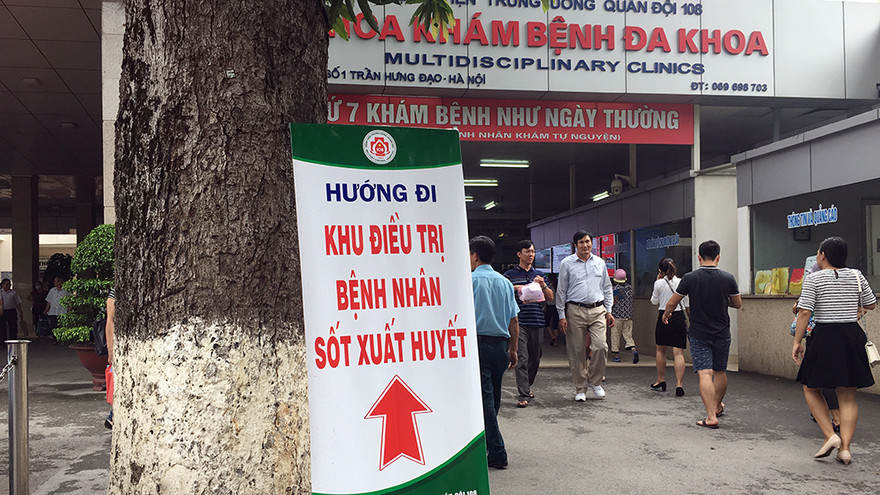 Lập bệnh viện dã chiến điều trị sốt xuất huyết