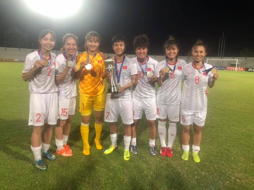 Vô địch Đông Nam Á, tuyển nữ Việt Nam nhận thưởng nóng 1,3 tỷ đồng