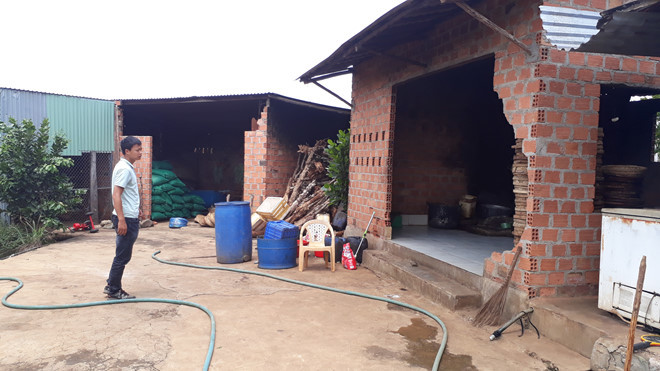 Nơi sản xuất cá hấp của gia đình ông Mười. Ảnh: Triệu Thanh