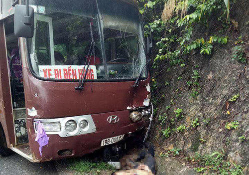 Hiện trường vụ tại nạn. Ảnh: Gia Chính.