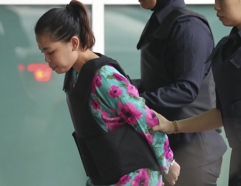 Nghi phạm Siti Aisyah. Ảnh: AP