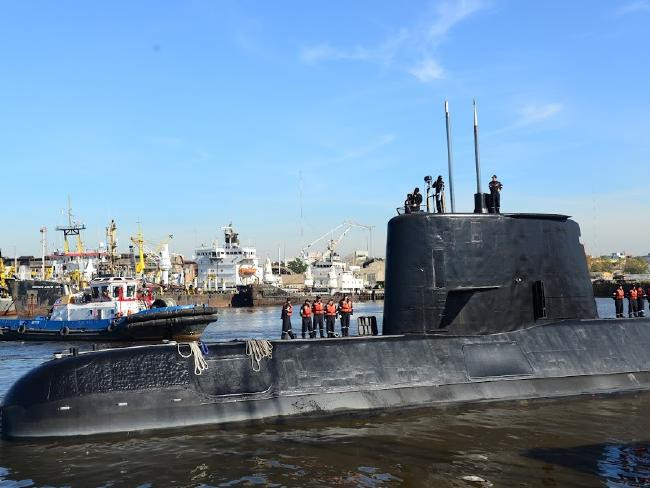 Tàu ngầm ARA San Juan. Ảnh: AFP