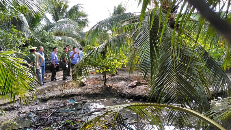 Hiện trường vụ thảm sát.