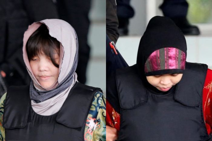 Đoàn Thị Hương (trái) và Siti Aisyah (phải). Ảnh: ABC