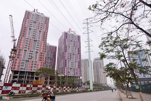 Các dự án chậm tiến độ ảnh hưởng lớn tới mỹ quan đô thị, (Ảnh minh họa: KT) 