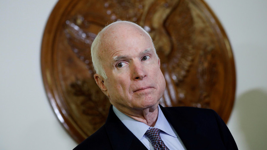 Thượng nghị sĩ Mỹ John McCain. Ảnh: RT
