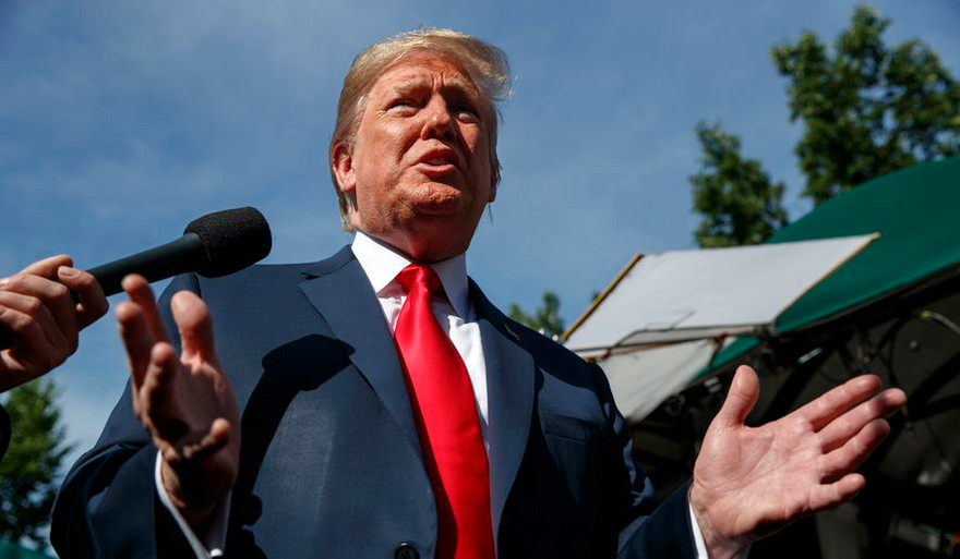 Tổng thống Mỹ Donald Trump. Ảnh: AP