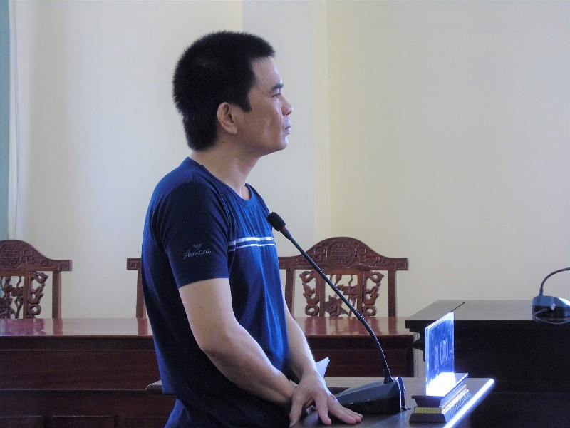 Bị cáo Tài tại phiên tòa.