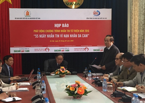 Phát động 55 ngày nhắn tin vì nạn nhân chất độc da cam