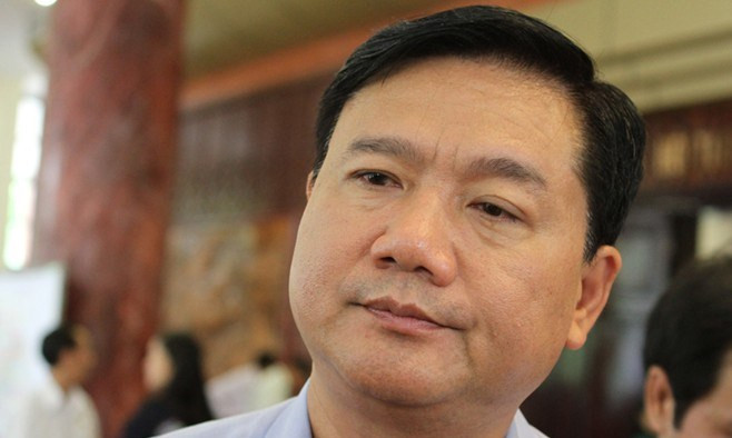 Ủy viên Bộ Chính trị Ban chấp hành Trung ương khóa XII, Bí thư Thành ủy TPHCM Đinh La Thăng -. Ảnh: VGP/Phan Trang