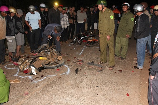 Hiện trường vụ tai nạn