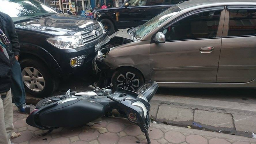 Hiện trường vụ tai nạn